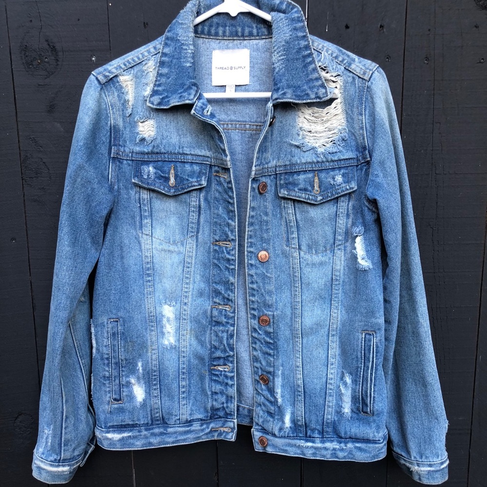 Distress Jean jacket